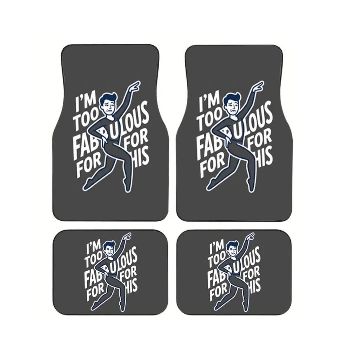 Interior Design Quotes - 4pcs Funny Sassy Quote Design Car