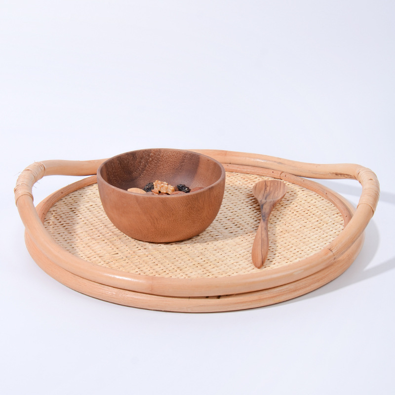 Natural Rattan Woven Tray, Sto – Rattan Tray Handle recenzja i cena