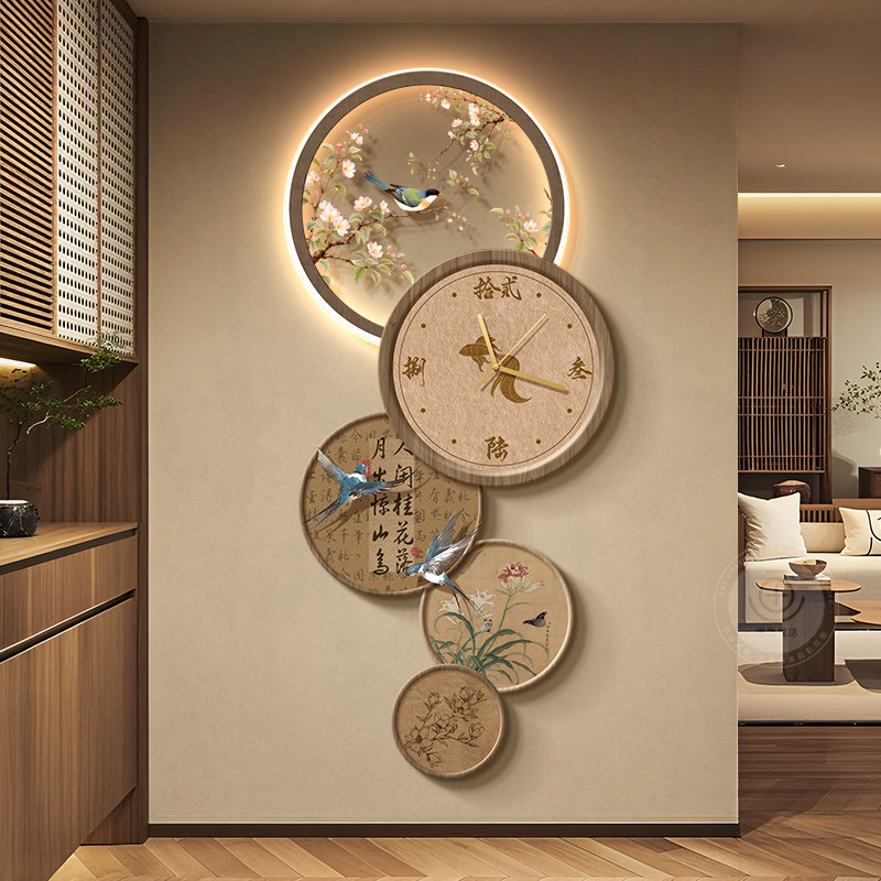 Chinese Style Big Size Clock W – Interior Design Vintage Modern recenzja i cena