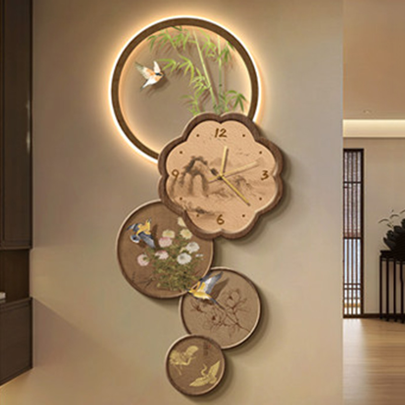 Chinese Style Big Size Clock W – Interior Design Vintage Modern recenzja i cena