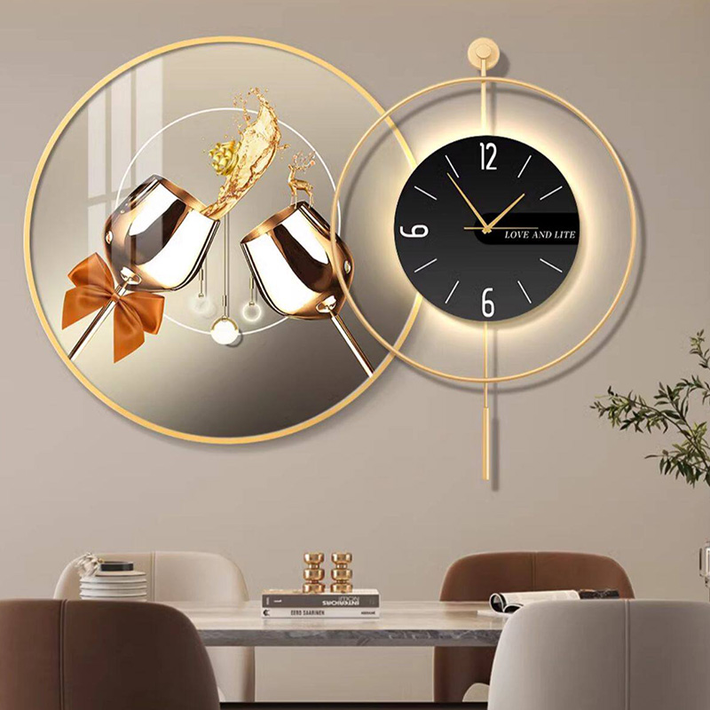 Led Art Mural Wall Watch Luxur – Interior Design Vintage Modern recenzja i cena