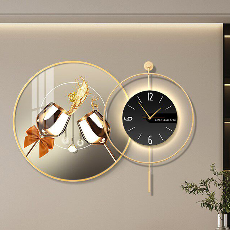 Led Art Mural Wall Watch Luxur – Interior Design Vintage Modern recenzja i cena