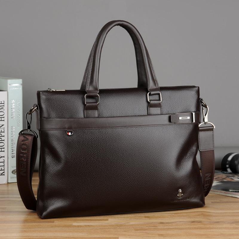 Men's Bag Leather Men Briefcas – Interior Design Portfolio recenzja i cena