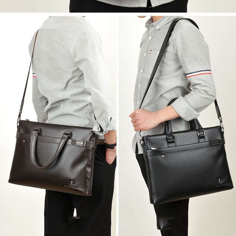 Men's Bag Leather Men Briefcas – Interior Design Portfolio recenzja i cena