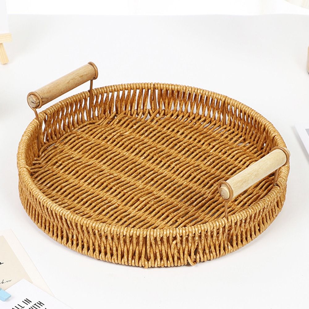 1Pcs Breakfast Bread Food Hand – Rattan Tray Handle recenzja i cena