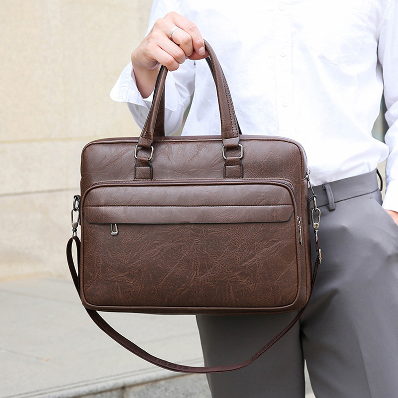 PU Leather Briefcase For Men H – Interior Design Portfolio recenzja i cena