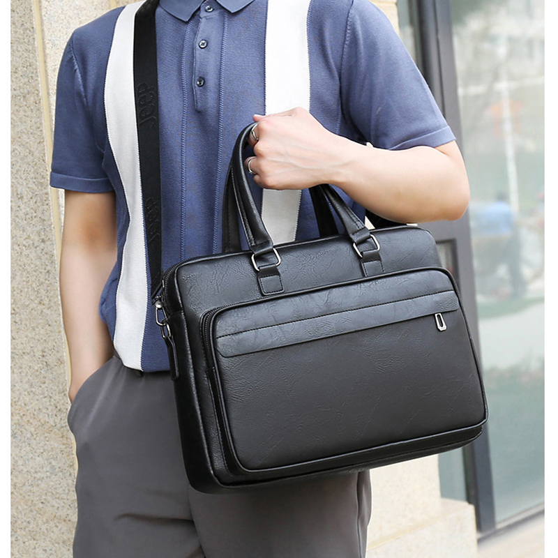 PU Leather Briefcase For Men H – Interior Design Portfolio recenzja i cena