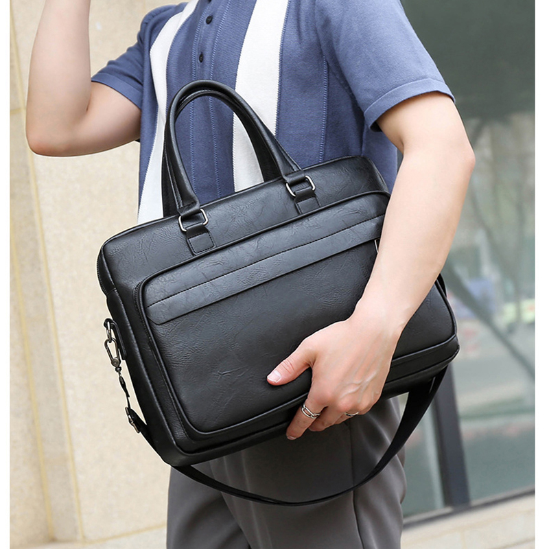 PU Leather Briefcase For Men H – Interior Design Portfolio recenzja i cena