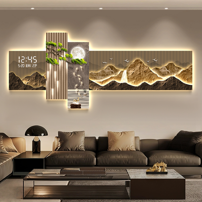 Living Room Bedroom Wall Clock – Interior Design Vintage Modern recenzja i cena