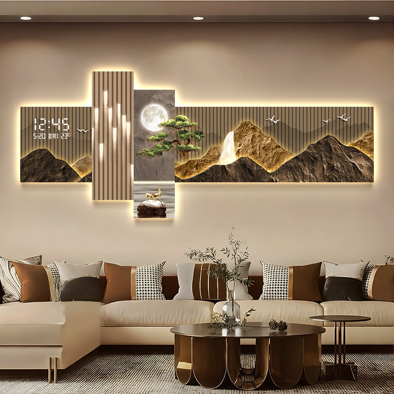 Living Room Bedroom Wall Clock – Interior Design Vintage Modern recenzja i cena