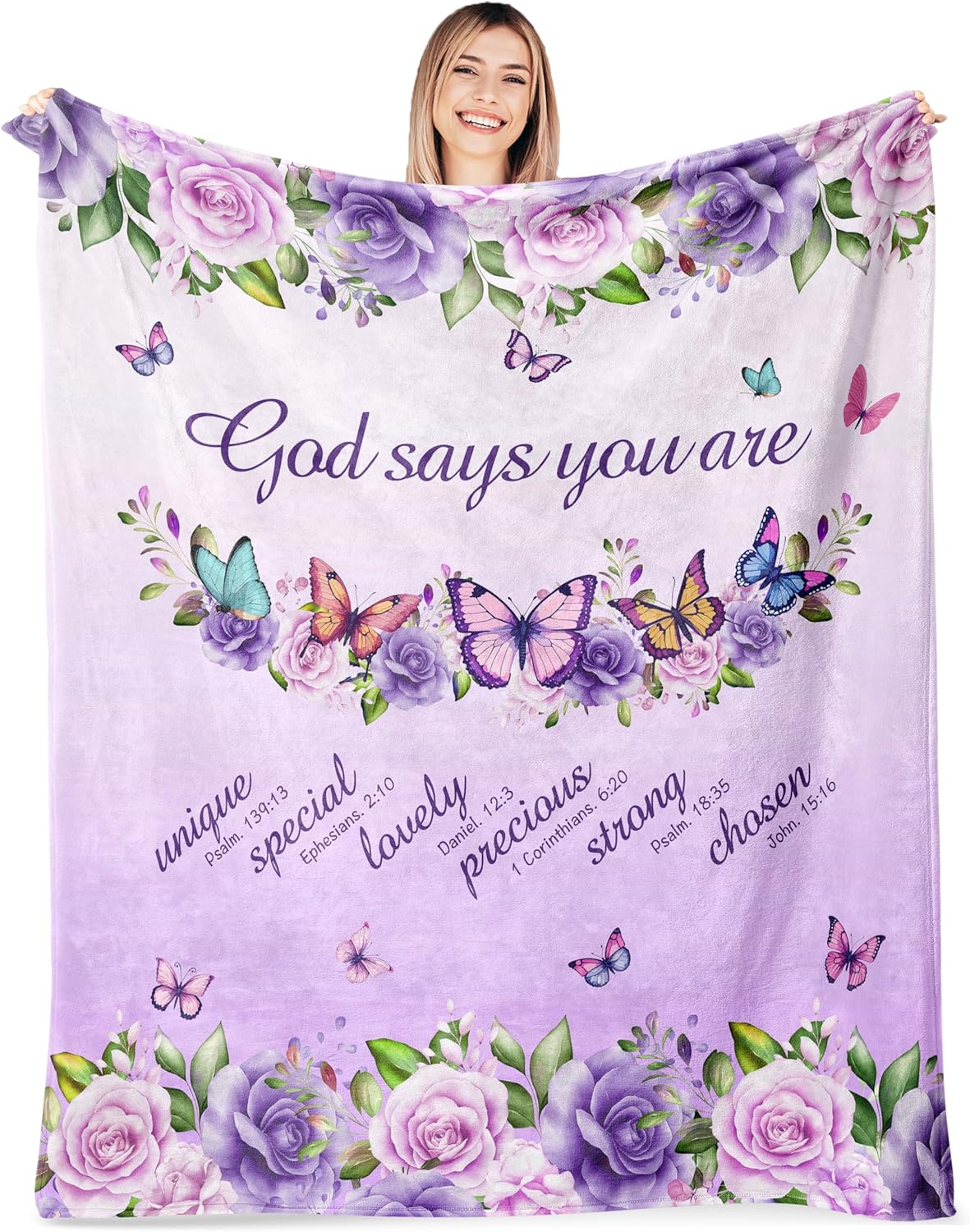 Purple Roses Butterflies Faith – Interior Design Quotes recenzja i cena