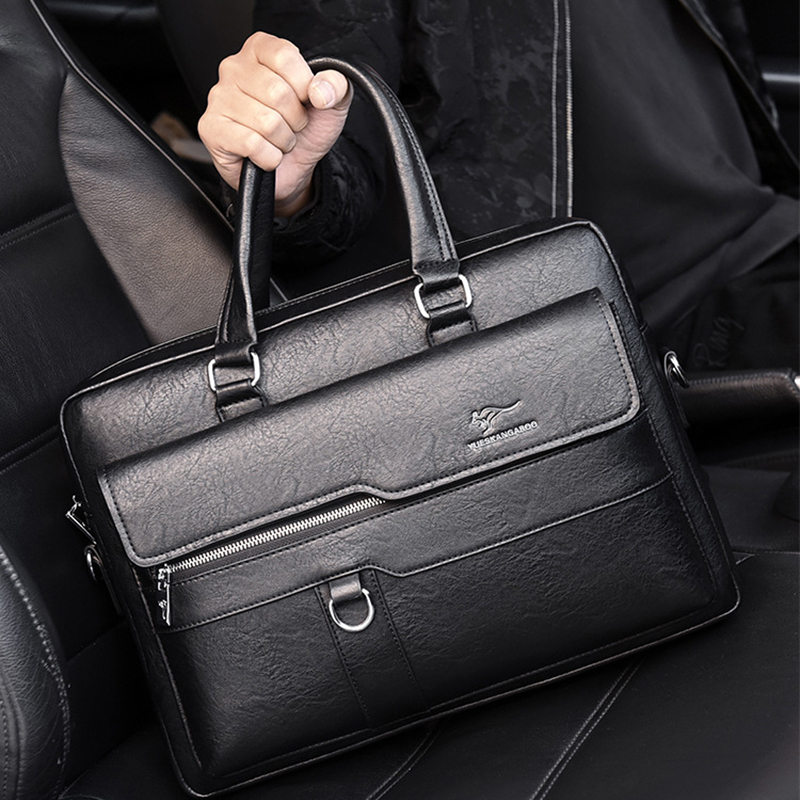 Men'S Briefcase PU Leather Por – Interior Design Portfolio recenzja i cena