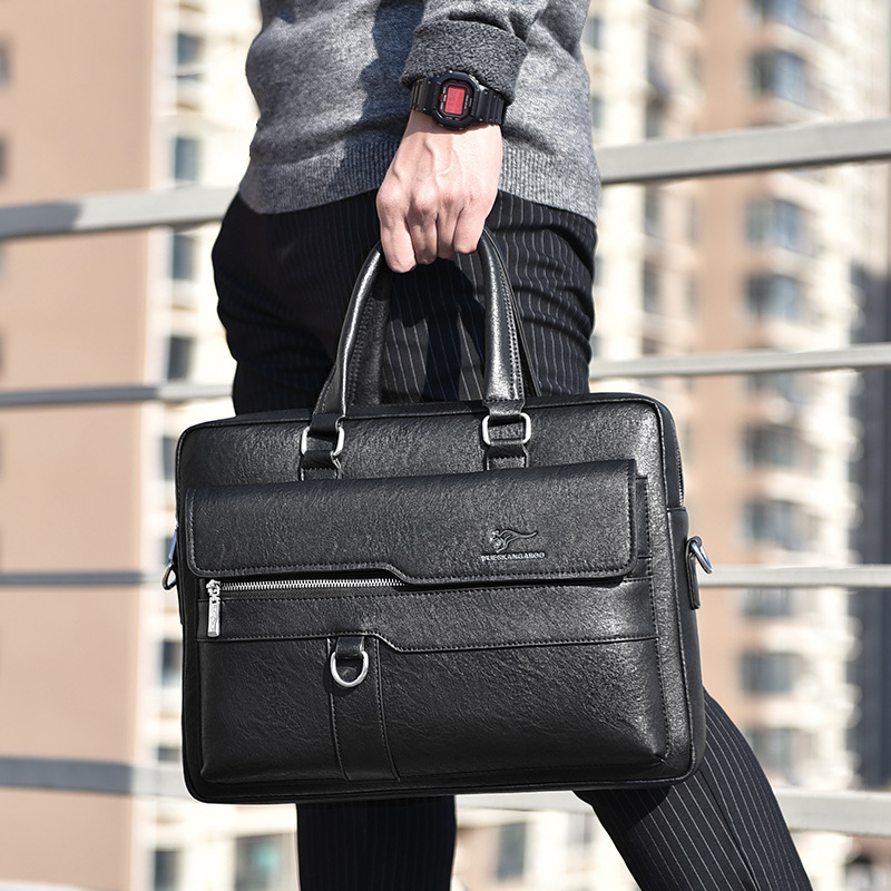 Men'S Briefcase PU Leather Por – Interior Design Portfolio recenzja i cena