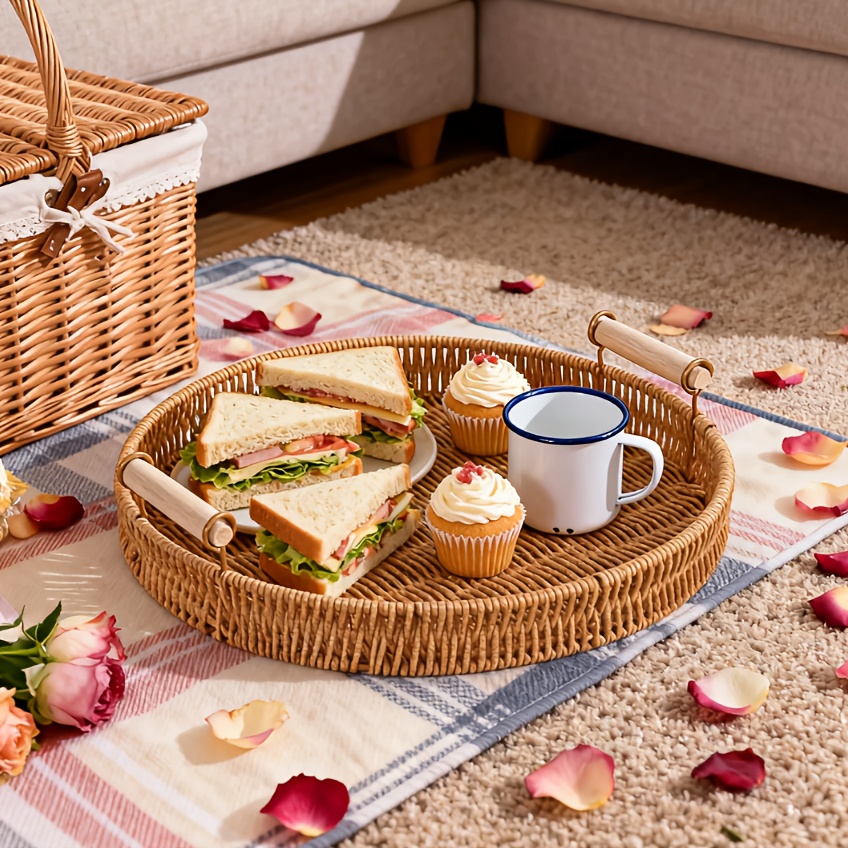 Spring Picnic Set with a Ratta – Rattan Tray Handle recenzja i cena
