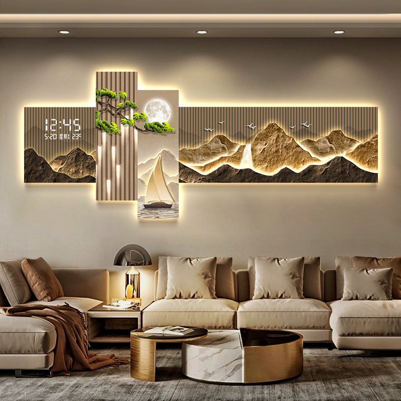 Living Room Bedroom Wall Clock – Interior Design Vintage Modern recenzja i cena