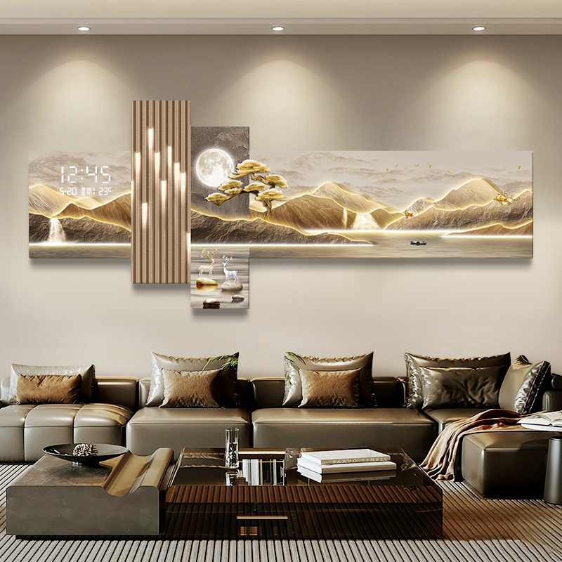 Living Room Bedroom Wall Clock – Interior Design Vintage Modern recenzja i cena