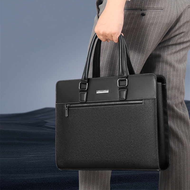 Men's PVC Briefcase Bag Laptop – Interior Design Portfolio recenzja i cena