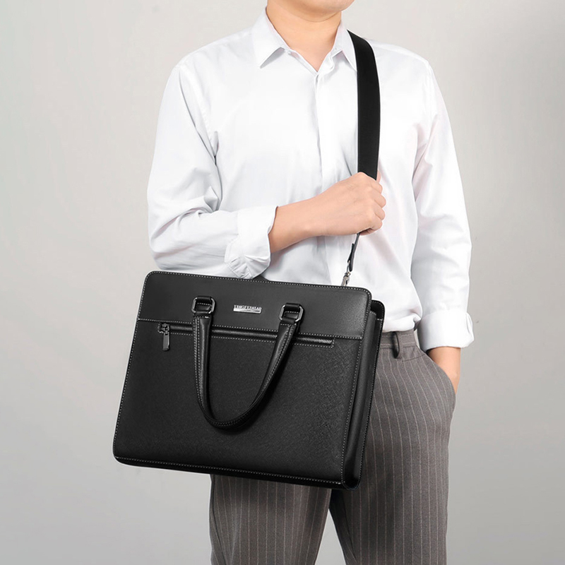 Men's PVC Briefcase Bag Laptop – Interior Design Portfolio recenzja i cena