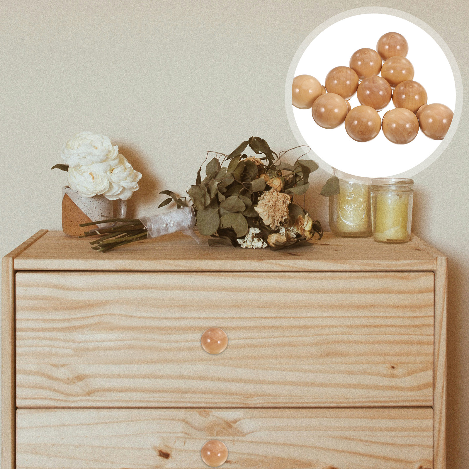 12Pcs Wooden Drawer Knobs Natu – Interior Design Kitchen Modern recenzja i cena