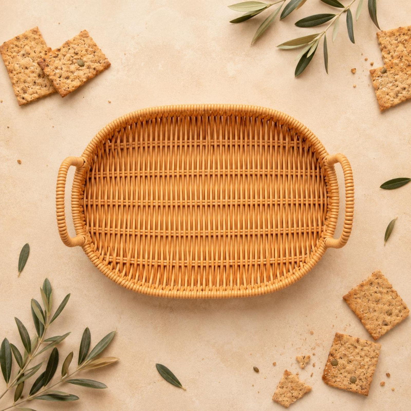 Woven Serving Tray Loop Handle – Rattan Tray Handle recenzja i cena