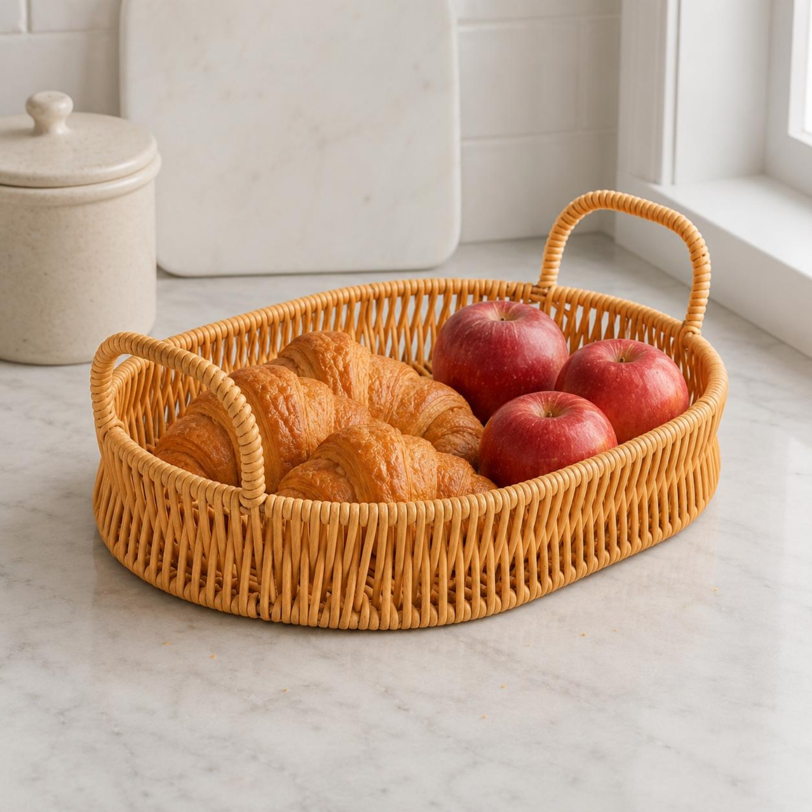 Woven Serving Tray Loop Handle – Rattan Tray Handle recenzja i cena