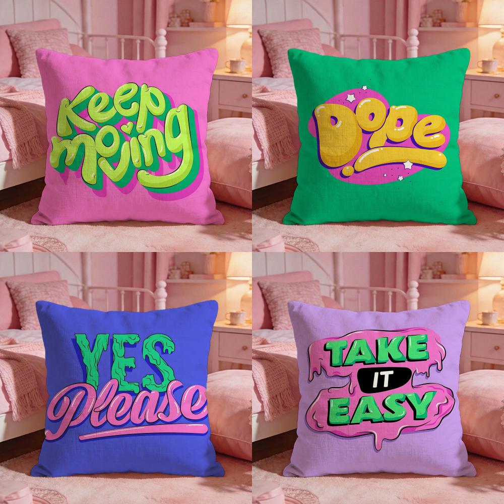 M-Motivational QuoteS Cushion  – Interior Design Quotes recenzja i cena