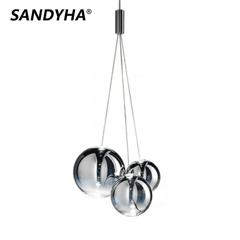 SANDYHA Elegant Glass Ball LED – Interior Design Kitchen Modern recenzja i cena