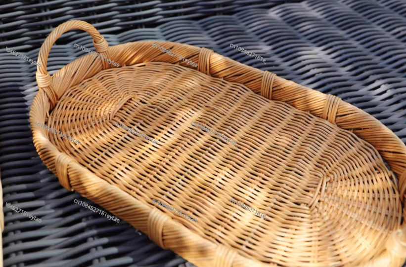 Rattan Decor Tray, Handmade Wo – Rattan Tray Handle recenzja i cena