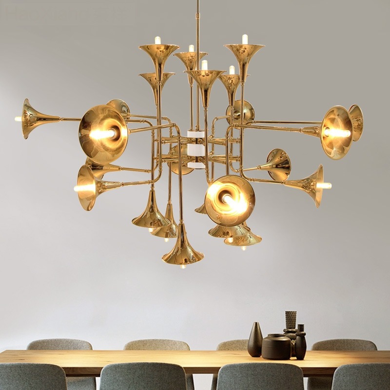Nordic Trumpet Pendant Lamp fo – Interior Design Kitchen Modern recenzja i cena