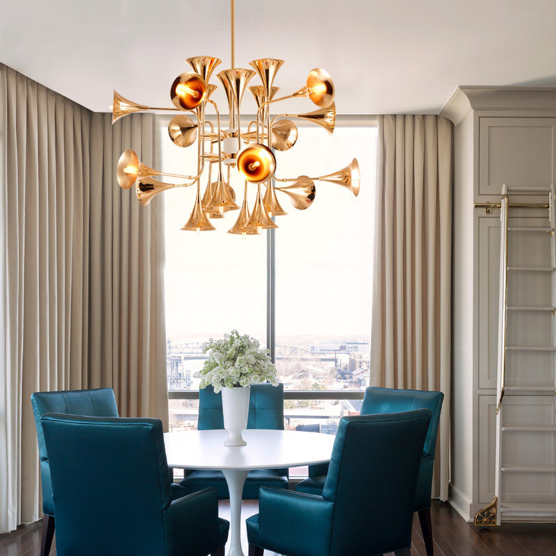 Nordic Trumpet Pendant Lamp fo – Interior Design Kitchen Modern recenzja i cena