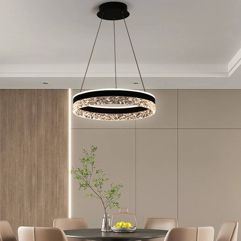 Modern Luxury Crystal LED Pend – Interior Design Kitchen Modern recenzja i cena
