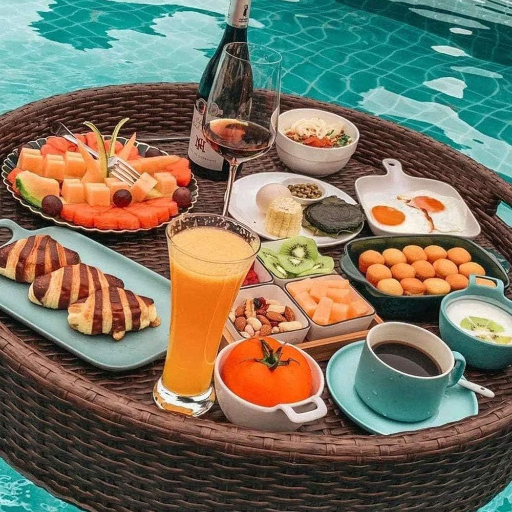 Round Rattan Woven Serving Tra – Rattan Tray Handle recenzja i cena