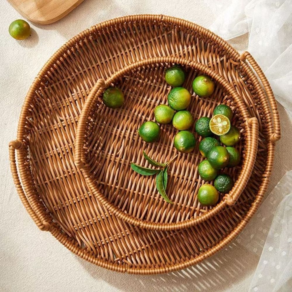 Large Capacity Imitation Ratta – Rattan Tray Handle recenzja i cena